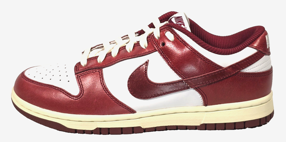 Nike Dunk Low PRM Team Red White Coconut Milk Unisex Mens 8 Women 9.5 FJ4555-100